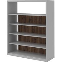 röhr Aktenregal quantum grau, eiche 120,0 x 40,0 x 152,0 cm von röhr