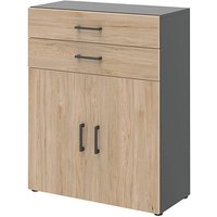 röhr Aktenschrank direct.office, 859H371000 hickory, anthrazit 1 Fachboden 80,0 x 33,5 x 107,2 cm röhr Aktenschrank direct.office, 859H371000 hickory, anthrazit 1 Fachboden 80,0 x 33,5 x 107,2 cm von röhr