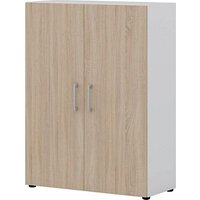 röhr Aktenschrank direct.office, 859S331000 sonoma-eiche, weiß 2 Fachböden 80,0 x 33,5 x 107,2 cm röhr Aktenschrank direct.office, 859S331000 sonoma-eiche, weiß 2 Fachböden 80,0 x 33,5 x 107,2 cm von röhr