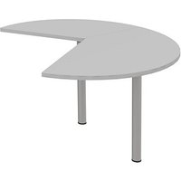 röhr Anbautisch höhenverstellbar Techno hellgrau, silber freiform 130,0 x 128,0/65,0 x 68,0 - 82,0 cm röhr Anbautisch höhenverstellbar Techno hellgrau, silber freiform 130,0 x 128,0/65,0 x 68,0 - 82,0 cm von röhr