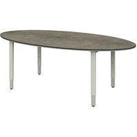 röhr Konferenztisch Imperia quarzit oval, 4-Fuß-Gestell alu, 220,0 x 110,0 x 68,0 - 82,0 cm röhr Konferenztisch Imperia quarzit oval, 4-Fuß-Gestell alu, 220,0 x 110,0 x 68,0 - 82,0 cm von röhr