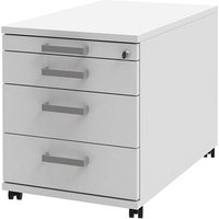 röhr Imperia Rollcontainer weiß 4 Auszüge 43,2 x 80,0 x 54,2 cm von röhr