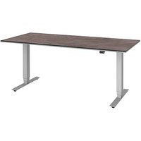 röhr Imperia elektrisch höhenverstellbarer Schreibtisch quarzit rechteckig, T-Fuß-Gestell silber 160,0 x 80,0 cm röhr Imperia elektrisch höhenverstellbarer Schreibtisch quarzit rechteckig, T-Fuß-Gestell silber 160,0 x 80,0 cm von röhr