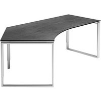 röhr Imperia höhenverstellbarer Schreibtisch quarzit Bogenform, Kufen-Gestell silber 217,0 x 114,0 cm röhr Imperia höhenverstellbarer Schreibtisch quarzit Bogenform, Kufen-Gestell silber 217,0 x 114,0 cm von röhr