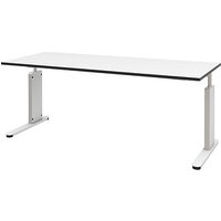 röhr Imperia höhenverstellbarer Schreibtisch weiß rechteckig, C-Fuß-Gestell weiß 180,0 x 80,0 cm röhr Imperia höhenverstellbarer Schreibtisch weiß rechteckig, C-Fuß-Gestell weiß 180,0 x 80,0 cm von röhr
