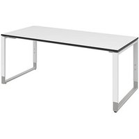 röhr Imperia höhenverstellbarer Schreibtisch weiß rechteckig, Kufen-Gestell weiß 160,0 x 80,0 cm röhr Imperia höhenverstellbarer Schreibtisch weiß rechteckig, Kufen-Gestell weiß 160,0 x 80,0 cm von röhr