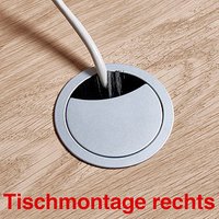 röhr Kabeldurchführung 6,0 cm silber röhr Kabeldurchführung 6,0 cm silber von röhr