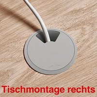 röhr Kabeldurchführung 6,0 cm silber röhr Kabeldurchführung 6,0 cm silber von röhr