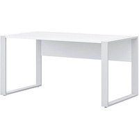 röhr Schreibtisch weiß rechteckig, Kufen-Gestell weiß 150,0 x 80,0 cm röhr Schreibtisch weiß rechteckig, Kufen-Gestell weiß 150,0 x 80,0 cm von röhr