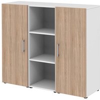 röhr Sideboard direct.office, 859S391000 weiß, sonoma-eiche 120,0 x 34,4 x 107,2 cm röhr Sideboard direct.office, 859S391000 weiß, sonoma-eiche 120,0 x 34,4 x 107,2 cm von röhr