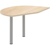 röhr Anbautisch höhenverstellbar Techno ahorn, silber freiform 104,0 x 126,5 x 68,0 - 82,0 cm röhr Anbautisch höhenverstellbar Techno ahorn, silber freiform 104,0 x 126,5 x 68,0 - 82,0 cm von röhr