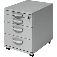 röhr Techno Rollcontainer hellgrau 4 Auszüge 43,0 x 60,0 x 54,4 cm röhr Techno Rollcontainer hellgrau 4 Auszüge 43,0 x 60,0 x 54,4 cm von röhr