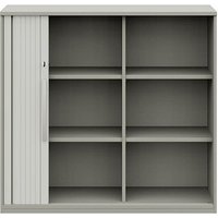 röhr Techno Rollladenschrank grau 4 Fachböden 120,0 x 43,0 x 111,7 cm von röhr