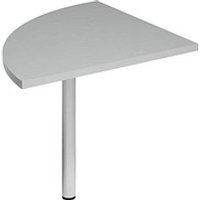 röhr Verbindungsplatte höhenverstellbar Techno hellgrau, dreieckig abgerundet 80,0 x 80,0 x 68,0 - 82,0 cm röhr Verbindungsplatte höhenverstellbar Techno hellgrau, dreieckig abgerundet 80,0 x 80,0 x 68,0 - 82,0 cm von röhr