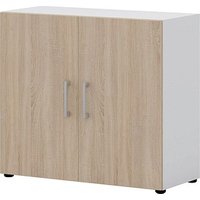 röhr Aktenschrank direct.office, 859S221000 sonoma-eiche, weiß 1 Fachboden 80,0 x 33,5 x 72,0 cm von röhr