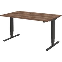 röhr quantum elektrisch höhenverstellbarer Schreibtisch eiche rechteckig, T-Fuß-Gestell grau 160,0 x 80,0 cm röhr quantum elektrisch höhenverstellbarer Schreibtisch eiche rechteckig, T-Fuß-Gestell grau 160,0 x 80,0 cm von röhr