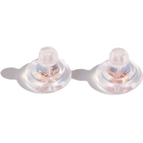 rongweiwang 100x weiche, durchsichtige Ohrringverschlüsse, Ersatz Silikonverschlüsse für Ohrstecker/hängende Ohren, 100 Stück Ohrringverschlüsse, C rongweiwang 100x weiche, durchsichtige Ohrringverschlüsse, Ersatz Silikonverschlüsse für Ohrstecker/hängende Ohren, 100 Stück Ohrringverschlüsse, C von rongweiwang