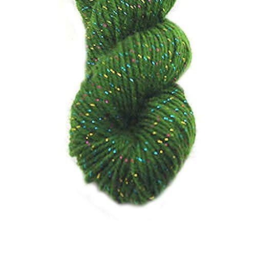Luxus Acryl Strickwolle Garn für handgemachte Schal Pullover Garn mit Gold Line Armee Grün von rongwen