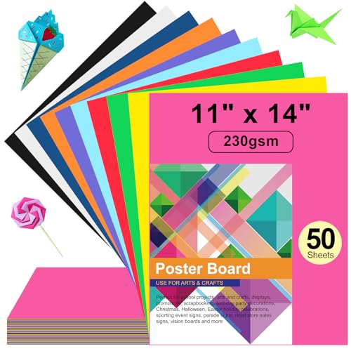 rookea Vision-Plakatpapier, 28 x 35 cm, 230 g/m², dick, blanko, intelligente Posterkartons für Schule, Kunst, Handwerk, Klassenzimmer, Projekte, Zeichnen, Scrapbooking, Grafik, 50 Stück rookea Vision-Plakatpapier, 28 x 35 cm, 230 g/m², dick, blanko, intelligente Posterkartons für Schule, Kunst, Handwerk, Klassenzimmer, Projekte, Zeichnen, Scrapbooking, Grafik, 50 Stück von rookea