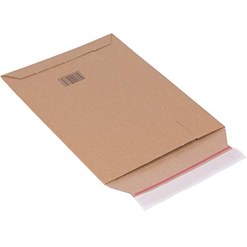 Ropipack Versandtasche Falttasche aus Wellpappe mit Selbstklebeverschluss und Aufreißfaden 248 x 340 x 50 mm C4+ - 100 Stück Ropipack Versandtasche Falttasche aus Wellpappe mit Selbstklebeverschluss und Aufreißfaden 248 x 340 x 50 mm C4+ - 100 Stück von ropipack