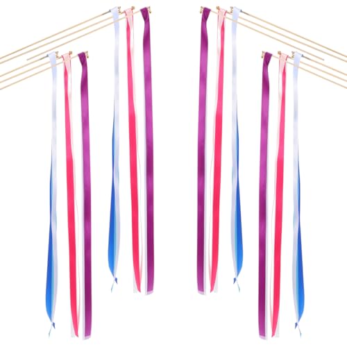 rosenice 30pcs Hochzeit Zauberstäbe, Band Glocke Zauberstabe Glücksstäbchen für Hochzeit Urlaub Party Deko rosenice 30pcs Hochzeit Zauberstäbe, Band Glocke Zauberstabe Glücksstäbchen für Hochzeit Urlaub Party Deko von rosenice