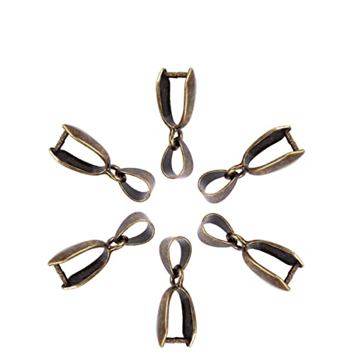rosenice Stecker für Anhänger und Ohrhänger für Halskette und Armbänder Kreationen von Schmuck Basteln in Bronze 100pcs von rosenice