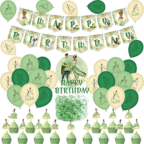 rosepartyh Geburtstag Die Prinzessin und der Frosch Luftballons Dekorationen Princess Tiana Alles Gute Zum Banner Kuchendeko für rosepartyh Geburtstag Die Prinzessin und der Frosch Luftballons Dekorationen Princess Tiana Alles Gute Zum Banner Kuchendeko für von rosepartyh