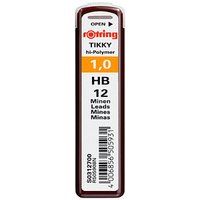 rotring Bleistiftminen schwarz HB 1,0 mm, 12 St. von rotring
