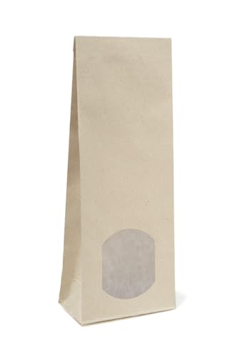 20x Graspapierbeutel mit Pergaminfenster - 500g - Größe 10,5 x 6 x 29 cm - 100% recyclingfähig Blockbodenbeutel Graspapier Papiertüten umweltgerechte Verpackung Entsorgung über das Altpapier 20x Graspapierbeutel mit Pergaminfenster - 500g - Größe 10,5 x 6 x 29 cm - 100% recyclingfähig Blockbodenbeutel Graspapier Papiertüten umweltgerechte Verpackung Entsorgung über das Altpapier von rs-products