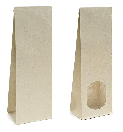 250x Graspapierbeutel 250g mit Sichtfenster - Größe 8 x 5 x 24,3 cm - Blockbodenbeutel Papiertüten Bodenbeutel Geschenktüte Papierbeutel Tütchen Biofolie Papierbeutel Graspapier 250x Graspapierbeutel 250g mit Sichtfenster - Größe 8 x 5 x 24,3 cm - Blockbodenbeutel Papiertüten Bodenbeutel Geschenktüte Papierbeutel Tütchen Biofolie Papierbeutel Graspapier von rs-products