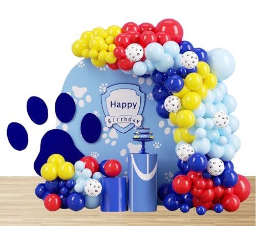 Dog Luftballon Bogen Girlanden Set 155 Stück Latexballons Paw Party Dekorationen Partyzubehör Zum Hunde Thema Dog Luftballon Bogen Girlanden Set 155 Stück Latexballons Paw Party Dekorationen Partyzubehör Zum Hunde Thema von ruhoup