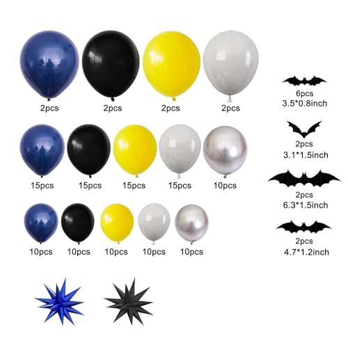 Geburtstag Deko Bat Luftballons Bogen Girlanden Set Bat Geburtstags Luftballons Dekoration Party Geschenke Geburtstagspartys von ruhoup