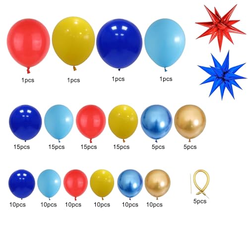 Geburtstag Deko Hedgehog Luftballons Bogen Girlanden Set Hedgehog Geburtstags Luftballons Dekoration Party Geschenke für Geburtstagspartys von ruhoup