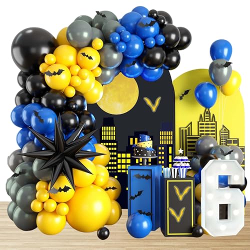 Geburtstags Party Bat Luftballons Bogen Girlande Kit Geburtstag Luftballons Super City Aluminium Ballons Dekorationen Bat Thema Party Favor Geburtstags Party Bat Luftballons Bogen Girlande Kit Geburtstag Luftballons Super City Aluminium Ballons Dekorationen Bat Thema Party Favor von ruhoup