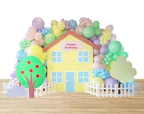 Geburtstagsparty Pig Luftballon Bogen Girlanden Set 155 Stück Latexballons Pink Ballons Dekorationen Rosa Themen Party Zubehör Geburtstagsparty Pig Luftballon Bogen Girlanden Set 155 Stück Latexballons Pink Ballons Dekorationen Rosa Themen Party Zubehör von ruhoup