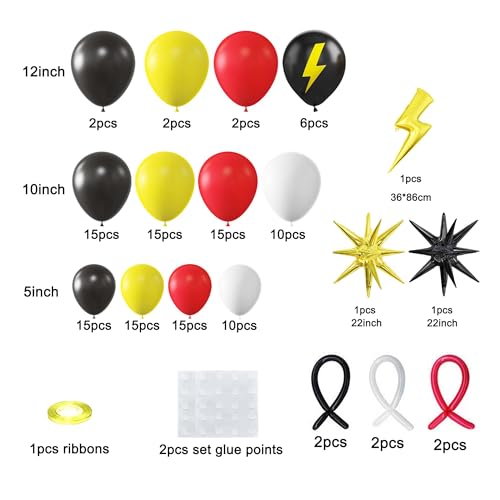 Luftballons Bogen Girlanden Set Red ball Latexballons Folienballons Party Dekoration Party Zubehör von ruhoup