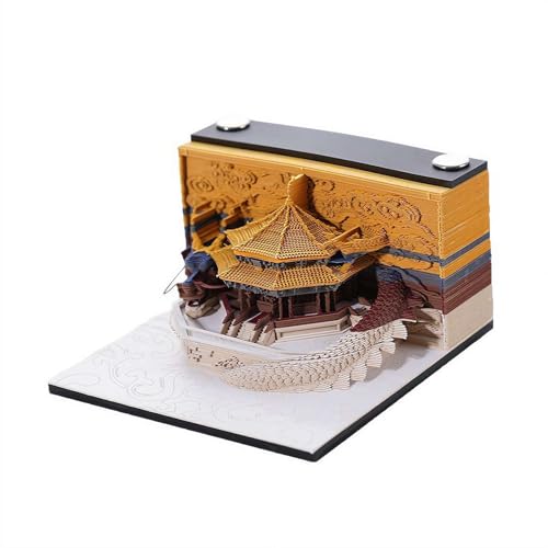 3D-Kalender 2026, 3D-Papierschnitzerei Teichkunst-Notizblock, Zeitmess-Kalender 2026, dreidimensionales handgezeichnetes Papier, graviert, nicht klebrig, Notizbuch, Zuhause, Büro, Desktop-Dekoration 3D-Kalender 2026, 3D-Papierschnitzerei Teichkunst-Notizblock, Zeitmess-Kalender 2026, dreidimensionales handgezeichnetes Papier, graviert, nicht klebrig, Notizbuch, Zuhause, Büro, Desktop-Dekoration von rujjftsy