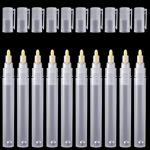 runrayay 10er-Pack 3 mm leer befüllbare Leere Lackstift-Marker, transparente Acryl-Rundkopf-Farbmarker-Stifte für Öl-Wasser-Tinte-Zeichnungs-Bastelset runrayay 10er-Pack 3 mm leer befüllbare Leere Lackstift-Marker, transparente Acryl-Rundkopf-Farbmarker-Stifte für Öl-Wasser-Tinte-Zeichnungs-Bastelset von runrayay