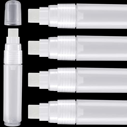 runrayay 4er-Pack Nachfüllbarer Lackstift, 15 mm Leerer Acryl-Permanentmarker, Transparente Marker Für Wände, Malerei, Holz, Keramik, Metallic-Graffiti-Papier, Zeichnung runrayay 4er-Pack Nachfüllbarer Lackstift, 15 mm Leerer Acryl-Permanentmarker, Transparente Marker Für Wände, Malerei, Holz, Keramik, Metallic-Graffiti-Papier, Zeichnung von runrayay