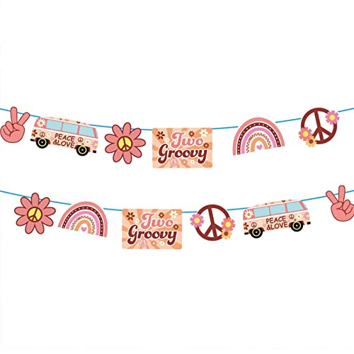 runrayay Flower Daisy Theme Two Groovy Party Banner Für Geburtstagsdekoration, Cake Topper Hippie Geburtstagsbanner Für 1960'S 1970'S Themen Für Partygeschenke runrayay Flower Daisy Theme Two Groovy Party Banner Für Geburtstagsdekoration, Cake Topper Hippie Geburtstagsbanner Für 1960'S 1970'S Themen Für Partygeschenke von runrayay