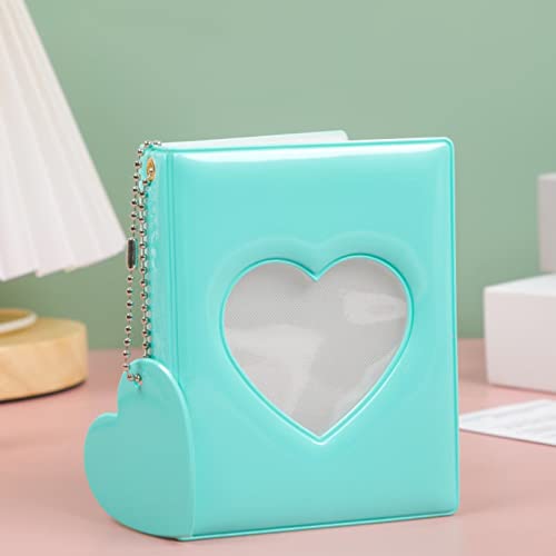 runrayay Grüner Kpop-Fotokartenordner mit Anhänger, 3-Zoll-Liebesherz, hohler Fotokartenhalter, Buchhüllen, A5-Ordner, Mini-Fotoalbum für Visitenkartenhalter, 32 Taschen runrayay Grüner Kpop-Fotokartenordner mit Anhänger, 3-Zoll-Liebesherz, hohler Fotokartenhalter, Buchhüllen, A5-Ordner, Mini-Fotoalbum für Visitenkartenhalter, 32 Taschen von runrayay