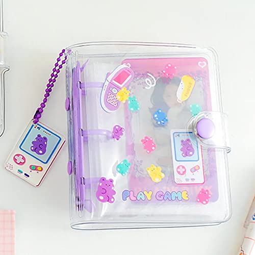 runrayay Lila Bär Mini-Fotoalbum, 3 Zoll Fotokarten-Sammelbuch, Clear Picture Storage Book Sleeves Foto-Kartenhalter für Kamera Kawaii Foto Hochzeit Geburtstag Erinnerung Geschenk, 40 Taschen runrayay Lila Bär Mini-Fotoalbum, 3 Zoll Fotokarten-Sammelbuch, Clear Picture Storage Book Sleeves Foto-Kartenhalter für Kamera Kawaii Foto Hochzeit Geburtstag Erinnerung Geschenk, 40 Taschen von runrayay