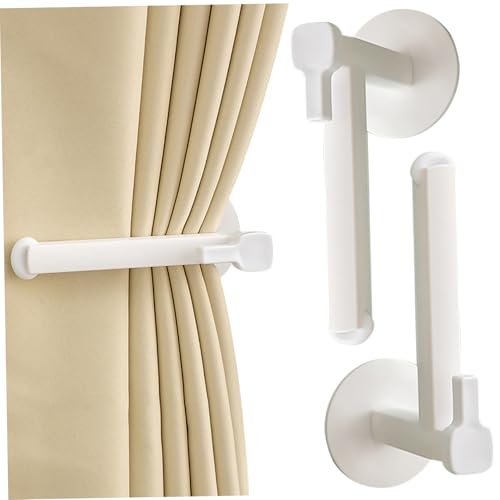 Vorhangkrawatten -Rückenhaken, 2pcs L -förmige Selbstkleber Vorhanghaken, Teleskop & 90 ° Einstellbare Halte, Plastikhalter für das Heimbüro Vorhangkrawatten -Rückenhaken, 2pcs L -förmige Selbstkleber Vorhanghaken, Teleskop & 90 ° Einstellbare Halte, Plastikhalter für das Heimbüro von rupusiner