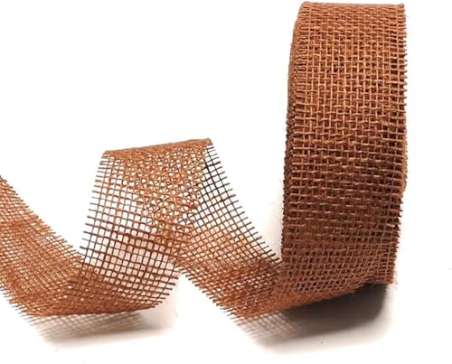 Juteband 25m x 50mm Braun Netzband Dekoband Jute Gitterband Dekonetz Juteband 25m x 50mm Braun Netzband Dekoband Jute Gitterband Dekonetz von s.dekoda