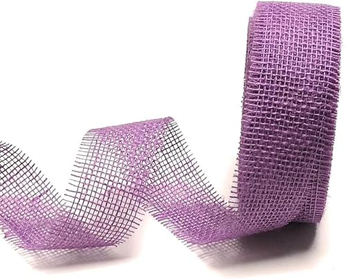 Juteband 25m x 50mm Flieder Netzband Dekoband Jute Gitterband Dekonetz Juteband 25m x 50mm Flieder Netzband Dekoband Jute Gitterband Dekonetz von s.dekoda