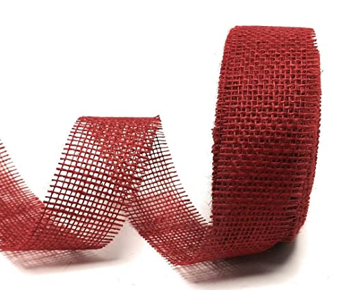 Juteband 25m x 50mm Weinrot Bordeaux Netzband Dekoband Gitterband Dekonetz Juteband 25m x 50mm Weinrot Bordeaux Netzband Dekoband Gitterband Dekonetz von s.dekoda