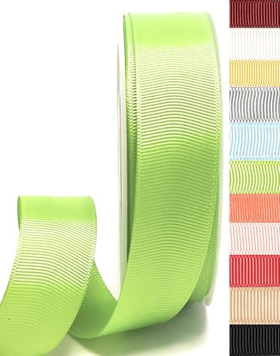 Schleifenband Ripsband 25 Meter x 25 MM Maigrün - Grün Ripsschleifenband Dekoband Geschenkband von s.dekoda
