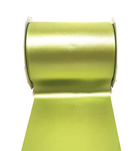 Tischband Satin 25m x 112mm Apfelgrün - Grün Schleifenband Satinband Geschenkband von s.dekoda