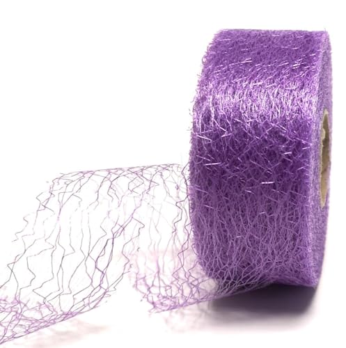 s.dekoda Dekoband 25m x 40mm Flieder Netzband Spinnennetz Schleifenband s.dekoda Dekoband 25m x 40mm Flieder Netzband Spinnennetz Schleifenband von s.dekoda