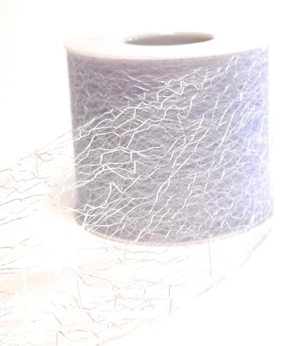 s.dekoda Dekoband 25m x 70mm Weiß Netzband Spinnennetz Schleifenband Tischdekoband s.dekoda Dekoband 25m x 70mm Weiß Netzband Spinnennetz Schleifenband Tischdekoband von s.dekoda